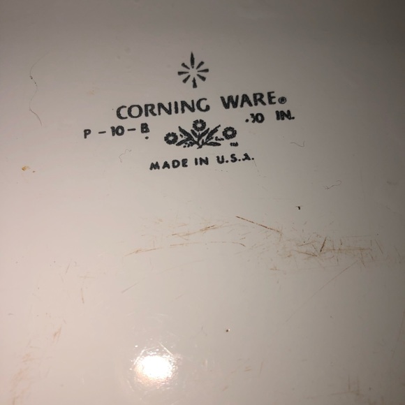 Vintage P-10-B 10” Corning Ware Blue Cornflower Casserole Dish - Picture 6 of 6